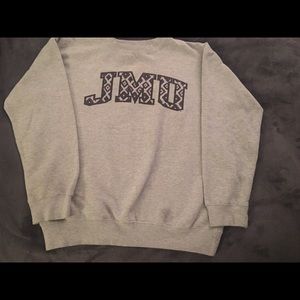“James Madison University” sweatshirt